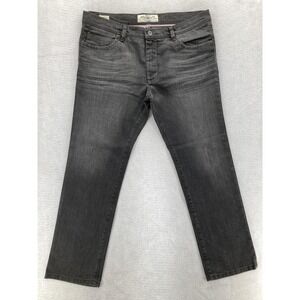 Brax Blu-Genes Cadiz Jeans Mens 40x30 Charcoal Gray Modern Fit Stretch Denim